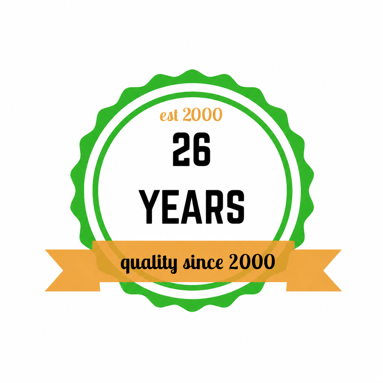 26 years logo